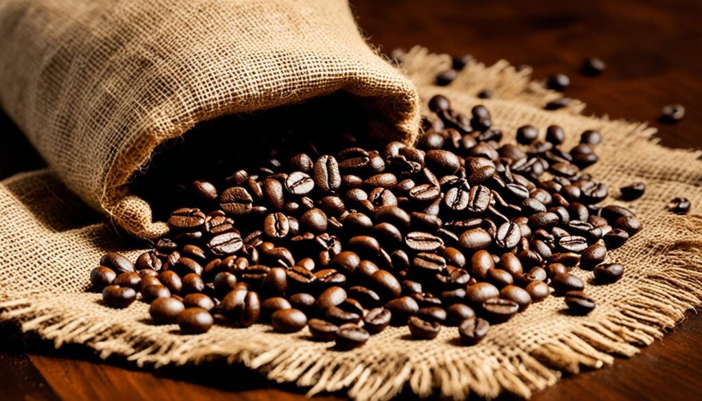 organic coffee beans