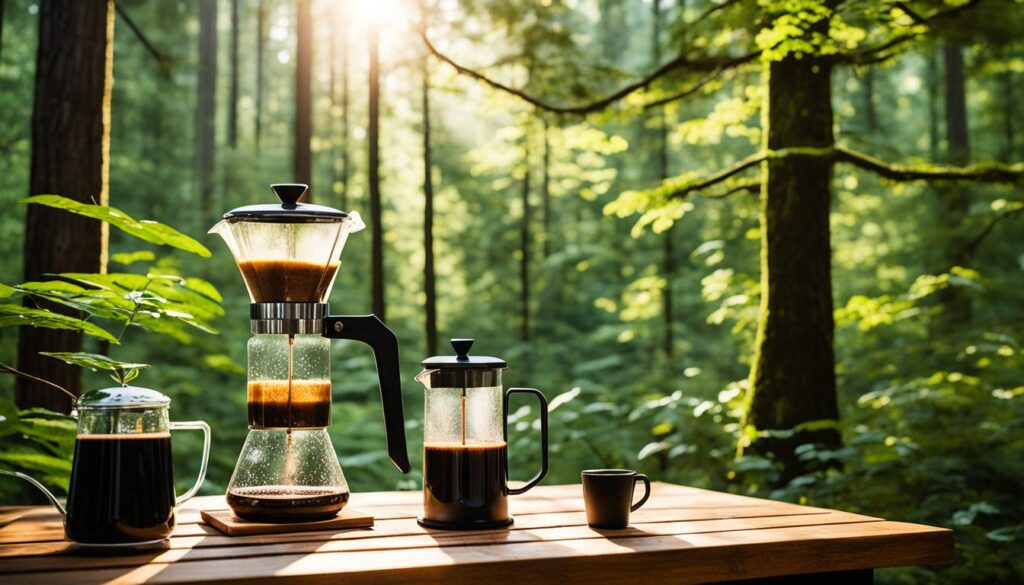 organic coffee brewing methods