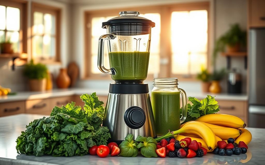 Blender and ingredients