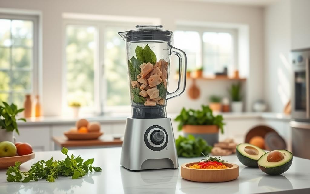 Chicken Smoothie Preparation