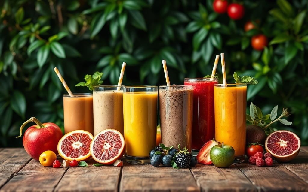 Smoothie Menu Variety