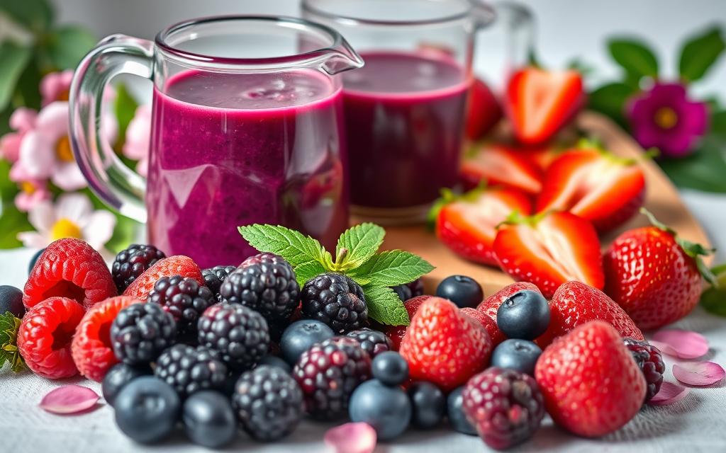 berry smoothie ingredients