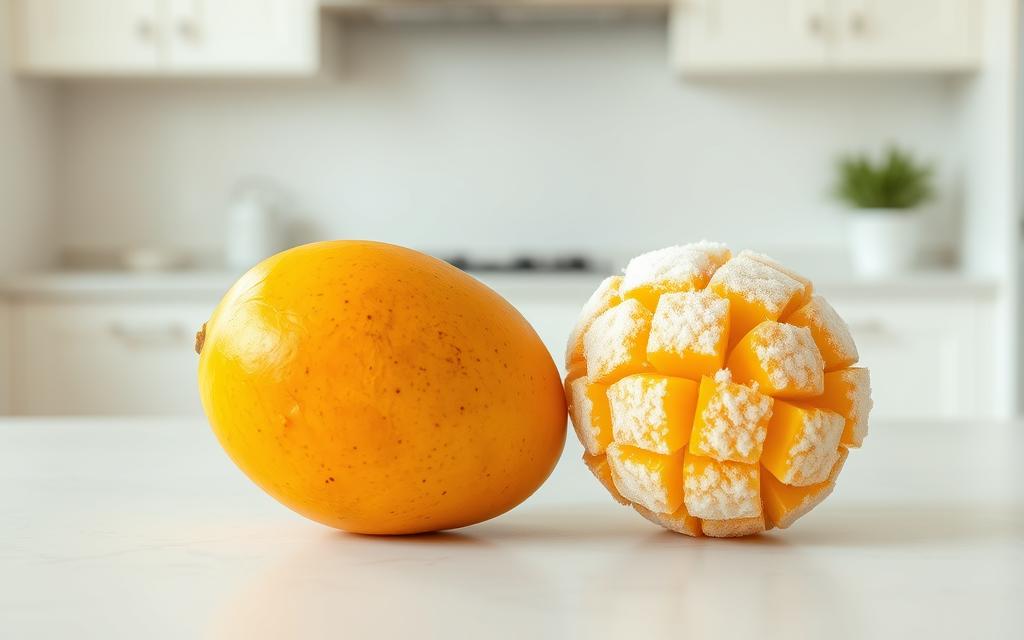 fresh vs frozen mango comparison