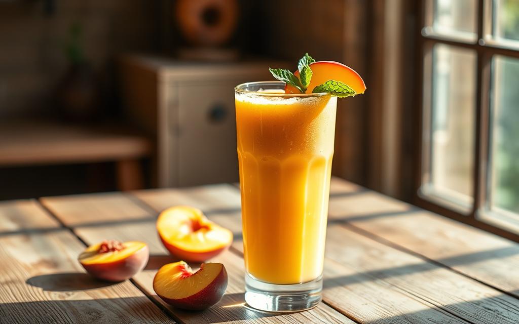 peach smoothie