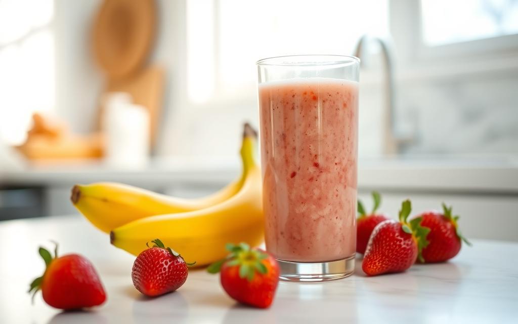 strawberry banana smoothie storage